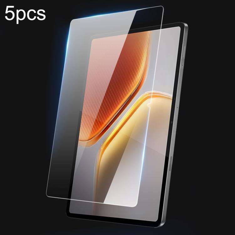 For vivo IQOO Pad5 Pro 5pcs DUX DUCIS 0.33mm 9H HD Full Screen Tempered Glass Film