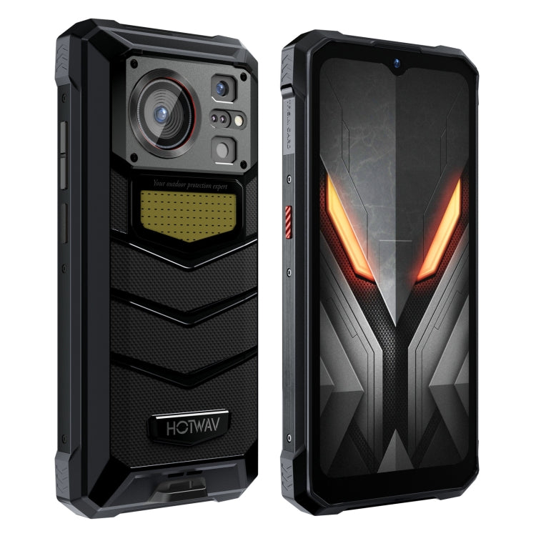 [HK Warehouse] HOTWAV W11 Rugged Phone, 6GB+256GB, Night Vision, 20800mAh, 6.6 inch Android 13 MT8788 Octa Core, Network: 4G, OTG, Recording Call (Cosmic Black)