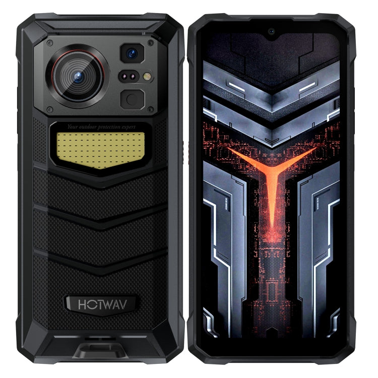 [HK Warehouse] HOTWAV W11 Rugged Phone, 6GB+256GB, Night Vision, 20800mAh, 6.6 inch Android 13 MT8788 Octa Core, Network: 4G, OTG, Recording Call (Cosmic Black)