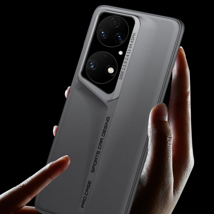 For Huawei P50 Pro GKK Blade Ultra-thin Full Coverage Phone Case(Black)