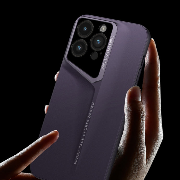For iPhone 16 GKK Blade Ultra-thin Full Coverage Phone Case(Purple)