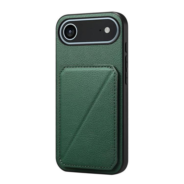 D04 Calf Texture Dual Card Slot Holder Phone Case, For iPhone 17 Pro Max, For iPhone 17 Pro, For iPhone 17, For iPhone Air, For iPhone 7 / 8 / SE 2022, For iPhone 16 Pro Max