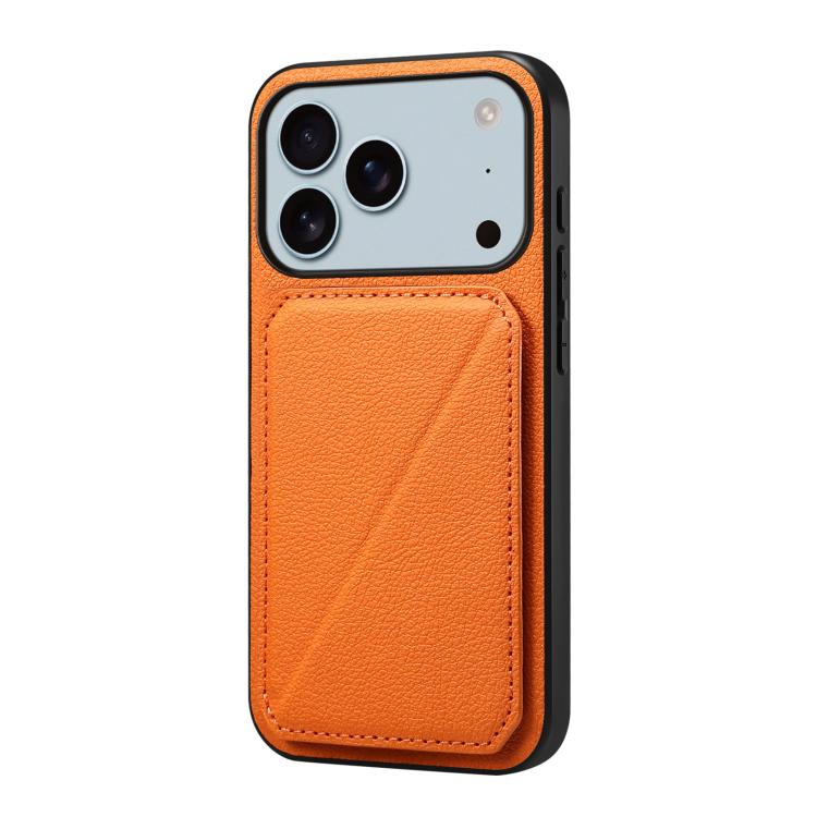 D04 Calf Texture Dual Card Slot Holder Phone Case, For iPhone 17 Pro Max, For iPhone 17 Pro, For iPhone 17, For iPhone Air, For iPhone 7 / 8 / SE 2022, For iPhone 16 Pro Max