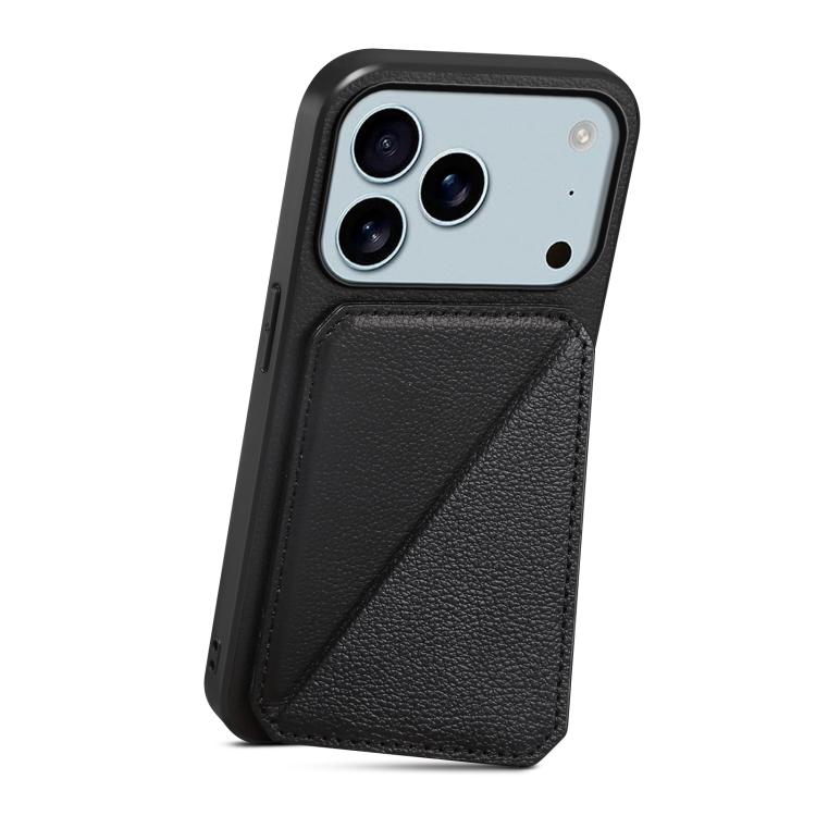 D04 Calf Texture Dual Card Slot Holder Phone Case, For iPhone 17 Pro Max, For iPhone 17 Pro, For iPhone 17, For iPhone Air, For iPhone 7 / 8 / SE 2022, For iPhone 16 Pro Max