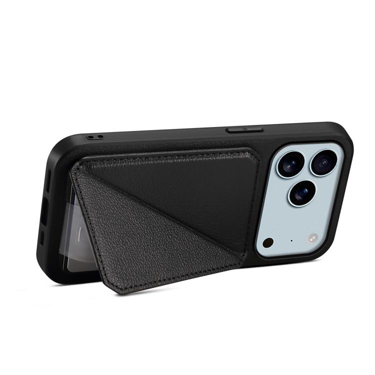 D04 Calf Texture Dual Card Slot Holder Phone Case, For iPhone 17 Pro Max, For iPhone 17 Pro, For iPhone 17, For iPhone Air, For iPhone 7 / 8 / SE 2022, For iPhone 16 Pro Max