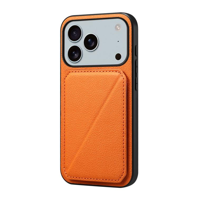 D04 Calf Texture Dual Card Slot Holder Phone Case, For iPhone 17 Pro Max, For iPhone 17 Pro, For iPhone 17, For iPhone Air, For iPhone 7 / 8 / SE 2022, For iPhone 16 Pro Max