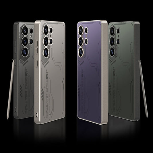 For Samsung Galaxy S25 Ultra 5G GKK AG Craft Skin Feel Exploration Edition Full Coverage Phone Case(Purple)