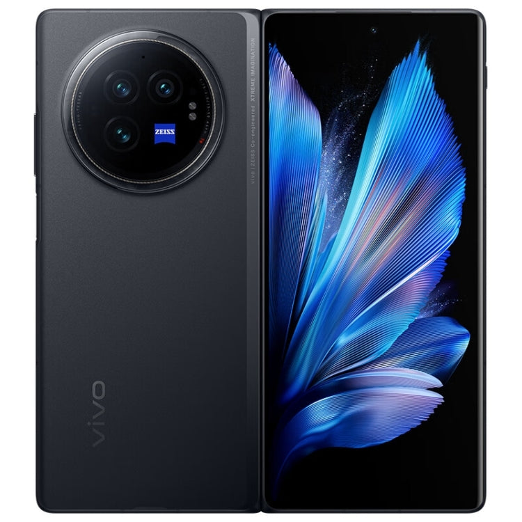 vivo X Fold3, 12GB+256GB, Face ID / Fingerprint Identification, 8.03 inch + 6.53 inch Android 14 OriginOS 4 Snapdragon 8 Gen 2 Octa Core 3.25GHz, OTG, NFC, Network: 5G(Black)