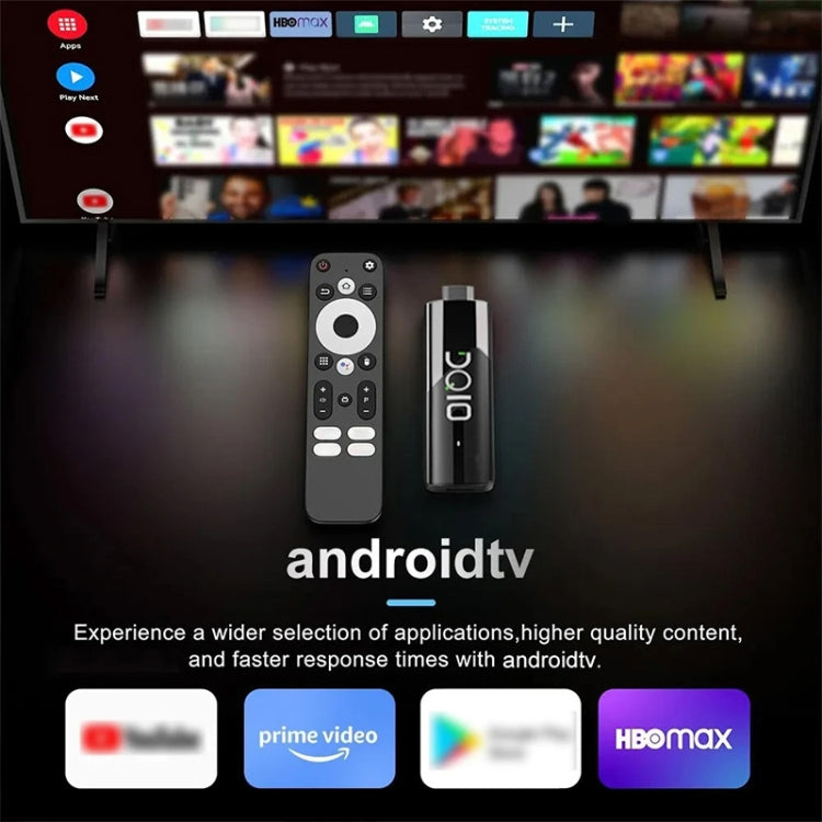 LEMFO DQ10 Allwinner H618 Quad Core ARM Cortex A53 8K HD Android TV Stick, RAM:2GB+16GB(EU Plug)