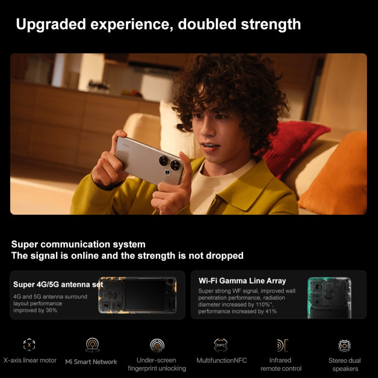 Xiaomi Redmi Turbo 3, 12GB+256GB, 6.67 inch Xiaomi HyperOS Snapdragon 8s Gen 3 Octa Core 3.0GHz, NFC, Network: 5G, Support Google Play(Black)