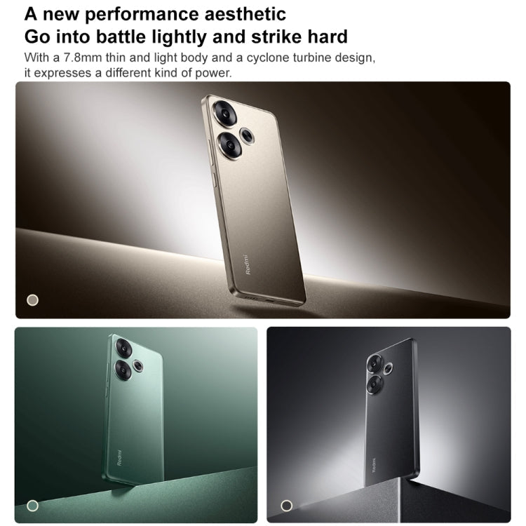 Xiaomi Redmi Turbo 3, 16GB+512GB, 6.67 inch Xiaomi HyperOS Snapdragon 8s Gen 3 Octa Core 3.0GHz, NFC, Network: 5G, Support Google Play(Black)