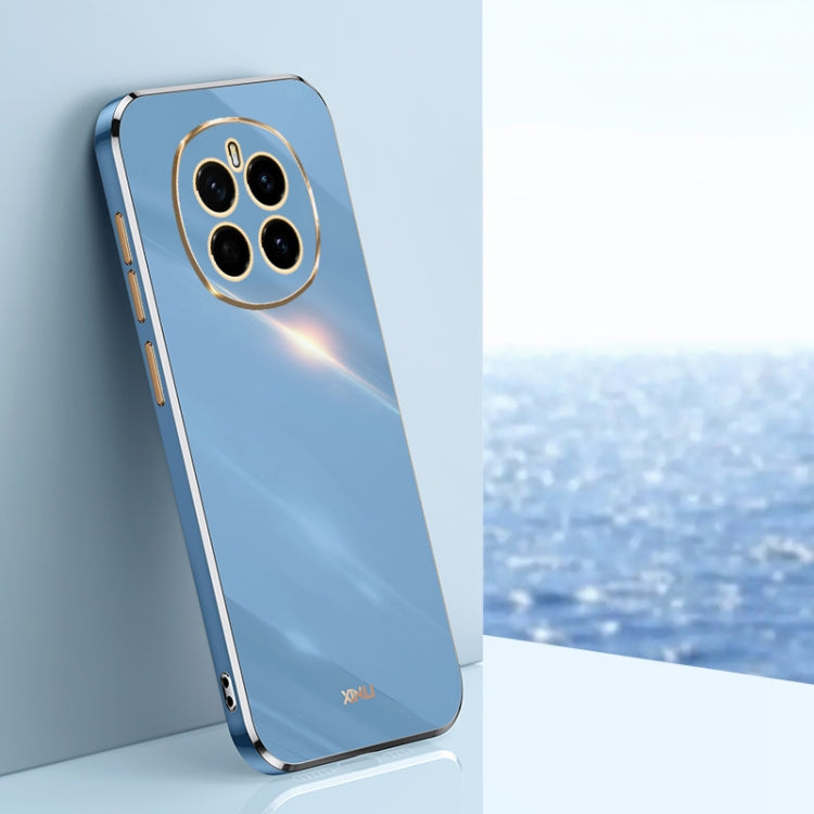 For Honor Magic7 XINLI Straight 6D Plating Gold Edge TPU Phone Case(Celestial Blue)