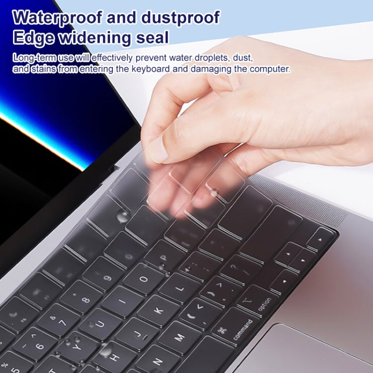 For MacBook Air 13.6 inch A2681 2022 ZGA Contact Invisible TPU Keyboard Protective Film