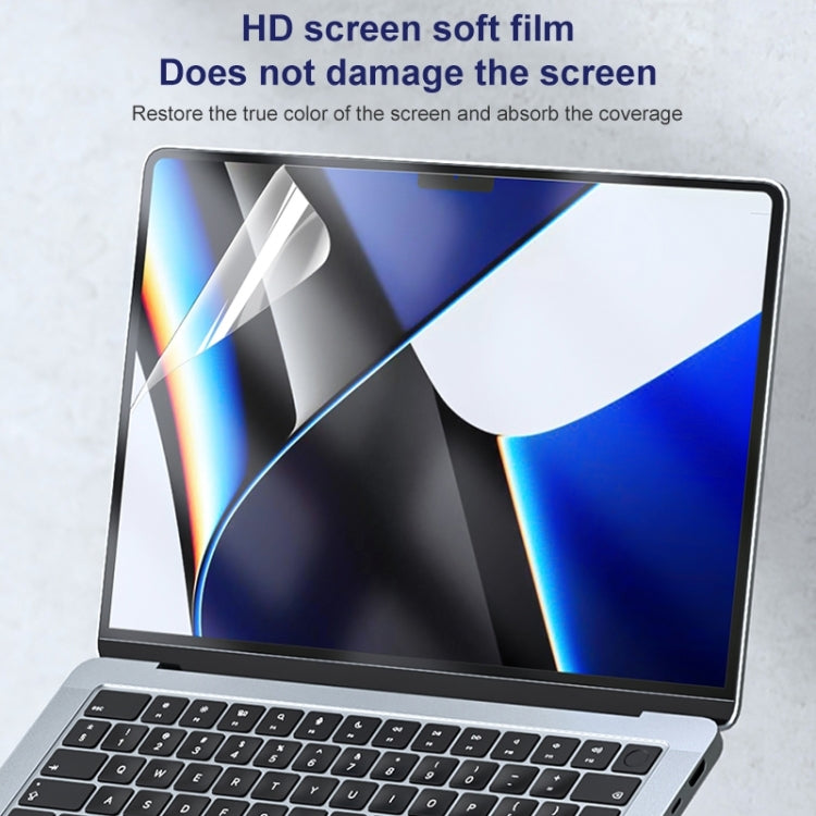 For MacBook Pro 16.2 inch 2021 ZGA Clear HD PET Laptop Screen Protector