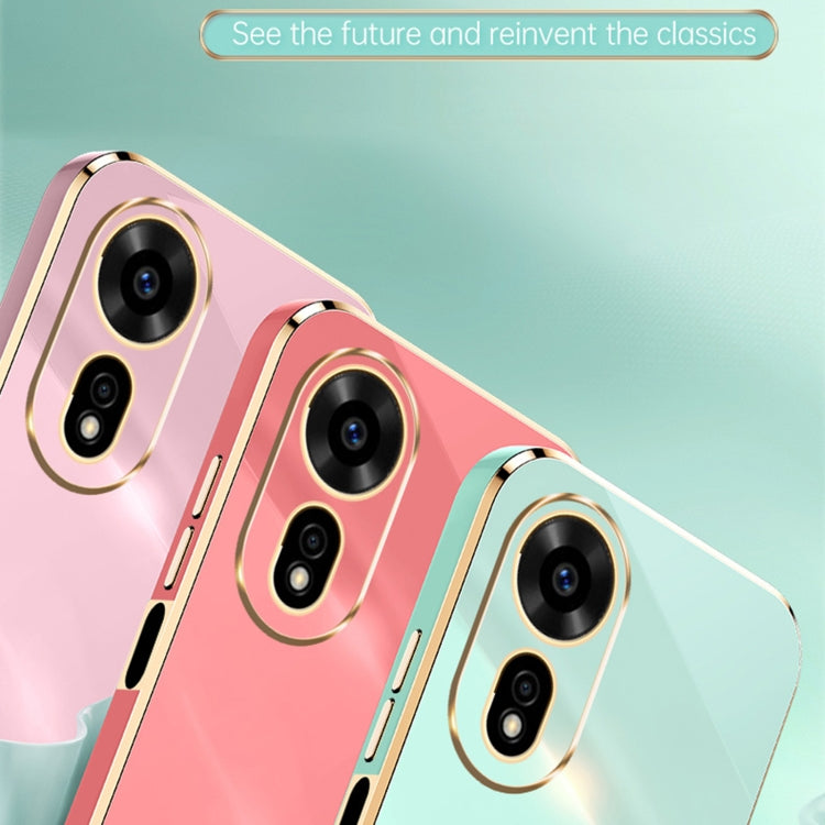 For Huawei Nova 12 SE XINLI Straight 6D Plating Gold Edge TPU Phone Case(Hawthorn Red)