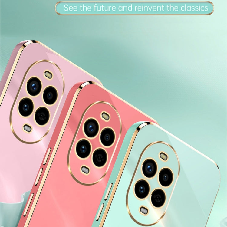 For Huawei Nova 13 Pro XINLI Straight 6D Plating Gold Edge TPU Phone Case(Hawthorn Red)