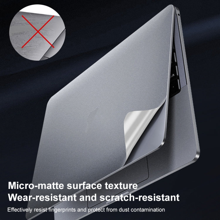 For MacBook Air 13.6 inch A2681 2022 ZGA 5 in 1 Laptop All-round Protective Film(Gold)