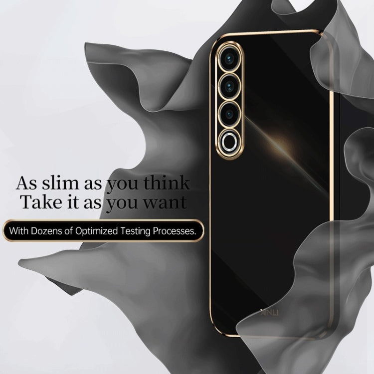 For Meizu 20 Pro 5G XINLI Straight Edge 6D Electroplate TPU Phone Case(White)