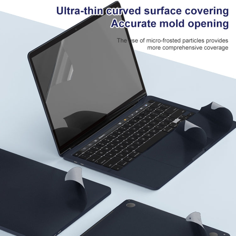 For MacBook Pro 16.2 inch 2021 ZGA 5 in 1 Laptop All-round Protective Film(Silver)