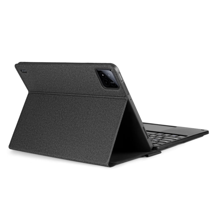 For Xiaomi Pad 8 / 8 Pro / 7 / 7 Pro DUX DUCIS TK Series Bluetooth Keyboard Leather Case with Touchpad(Black)