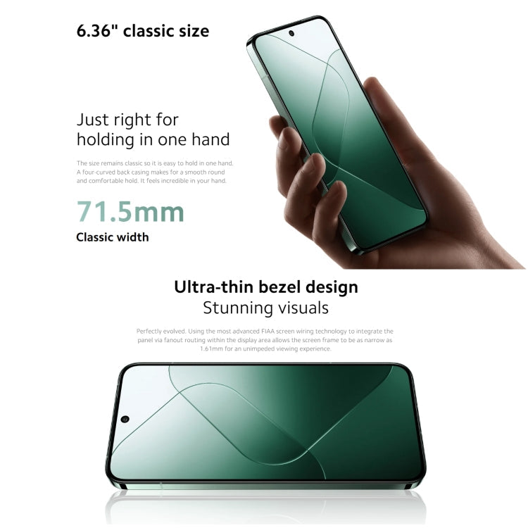 [HK Warehouse] Xiaomi 14 5G Global, 12GB+512GB, 6.36 inch Xiaomi HyperOS Snapdragon 8 Gen 3 Octa Core 3.3GHz, Network: 5G(Black)