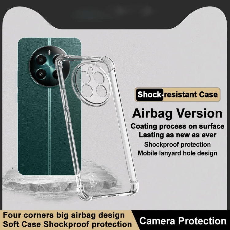 For Realme 12+ 5G/Narzo 70 Pro 5G imak Shockproof Airbag TPU Phone Case(Transparent)