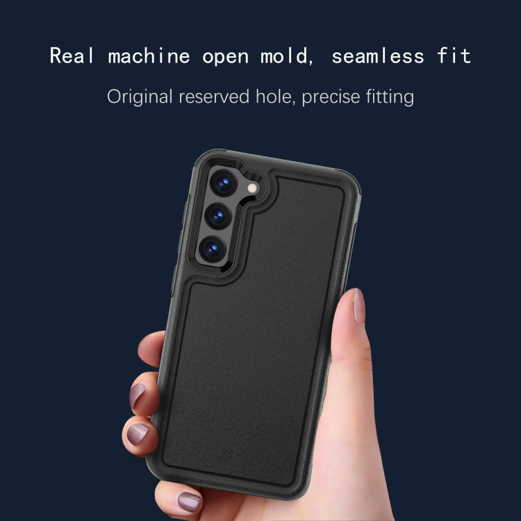 For Samsung Galaxy S23 5G RedPepper Armor PC Hybrid TPU Phone Case(Black)