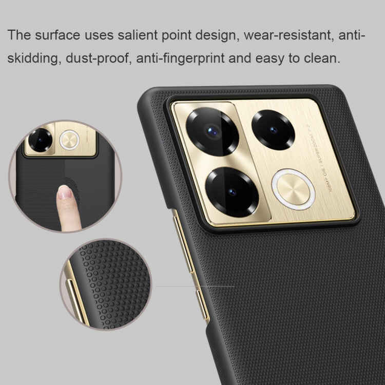 For Infinix Note 40 Pro+ 5G / 40 Pro 5G NILLKIN Frosted PC Phone Case(Black)