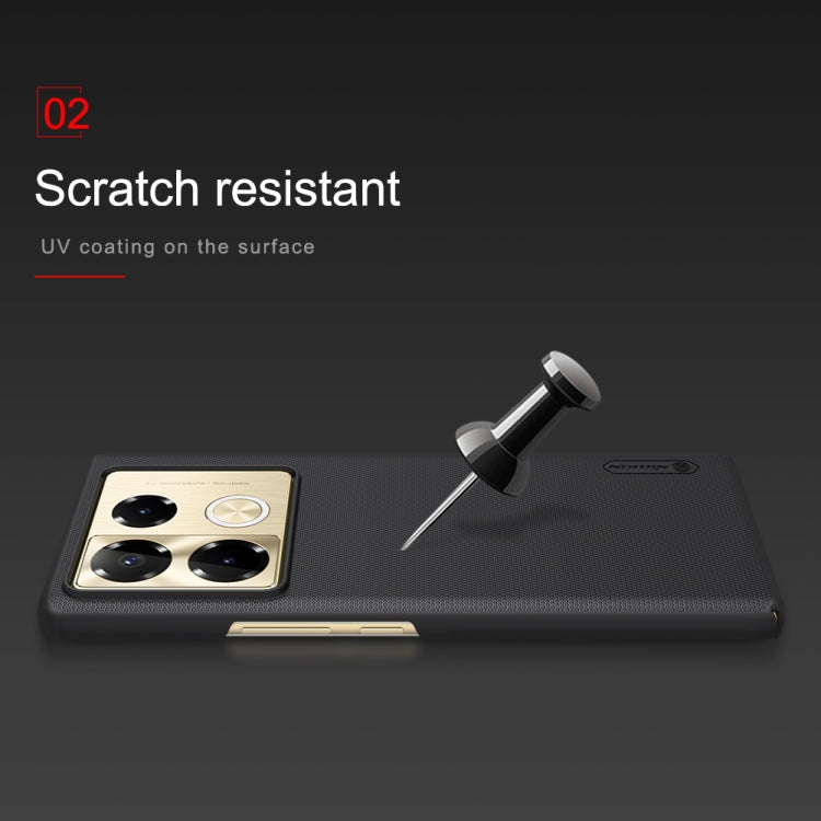 For Infinix Note 40 Pro+ 5G / 40 Pro 5G NILLKIN Frosted PC Phone Case(Black)