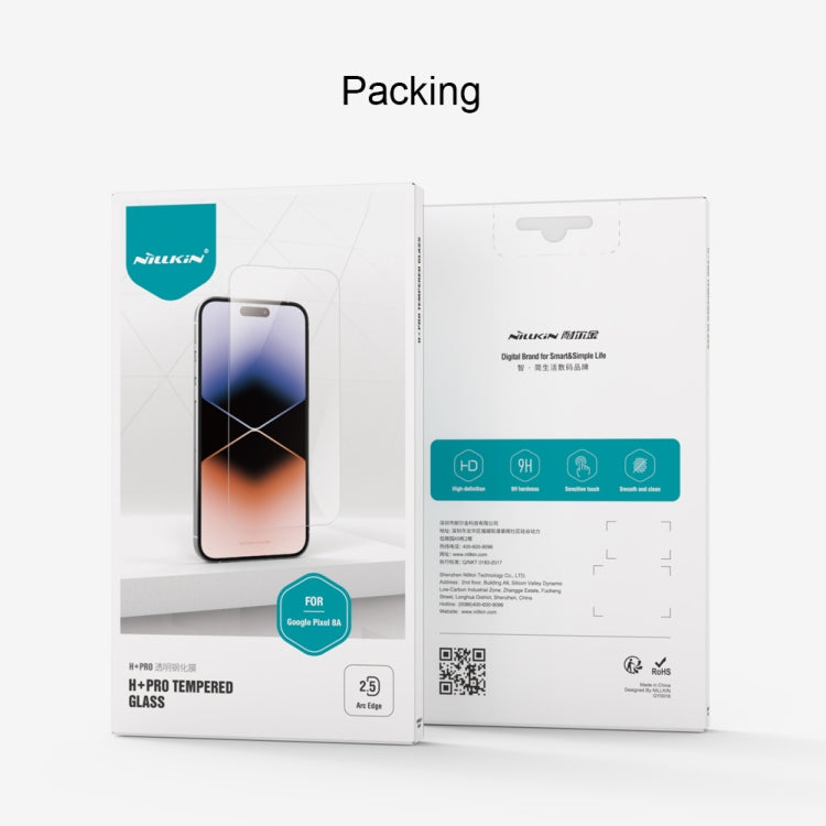 For Google Pixel 8a NILLKIN H+Pro 0.2mm 9H Explosion-proof Tempered Glass Film