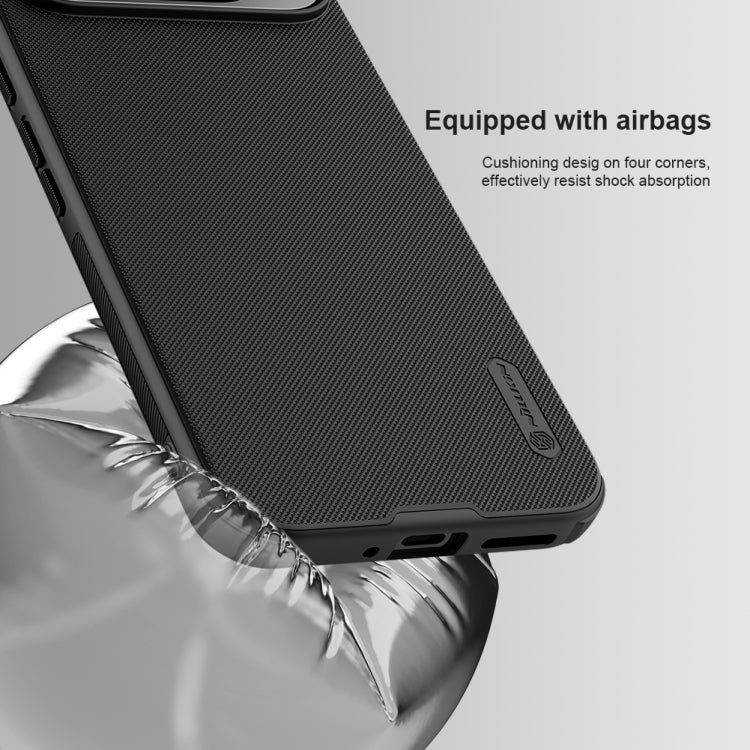 For Google Pixel 9 Pro NILLKIN Frosted Shield Pro Magnetic Phone Case(Black)
