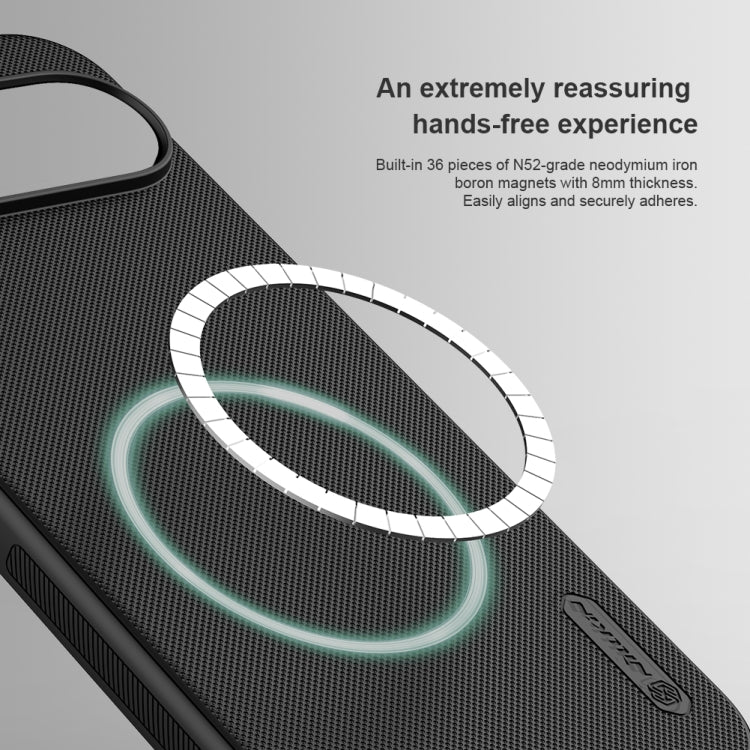For Google Pixel 9 NILLKIN Frosted Shield Pro Magnetic Phone Case(Black)