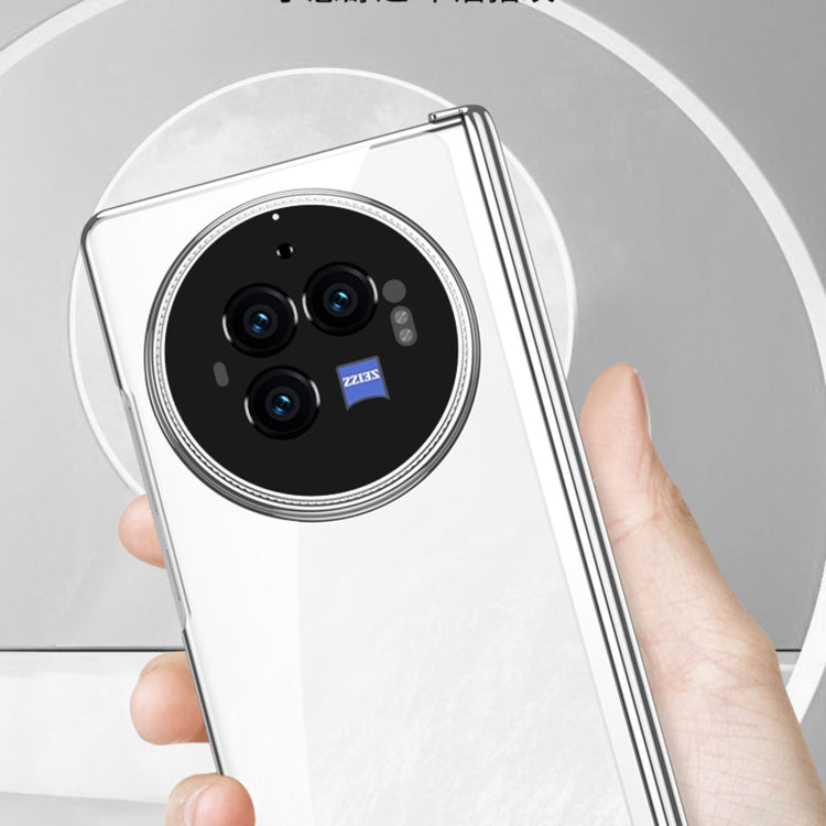 For vivo X Fold3 GKK Integrated Magnetic Fold Hinge Shockproof Phone Case(Silver)