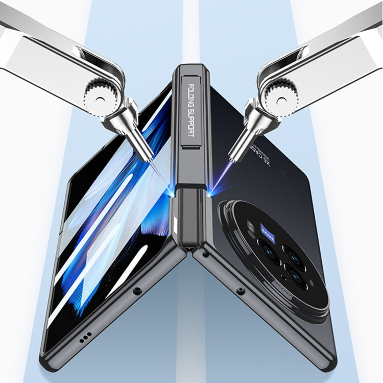 For vivo X Fold3 GKK Integrated Magnetic Fold Hinge Shockproof Phone Case(Silver)