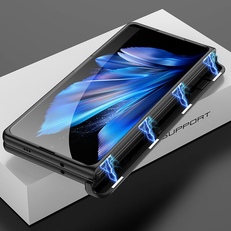For vivo X Fold3 GKK Integrated Magnetic Folding Hinge All-inclusive Phone Case(Black)