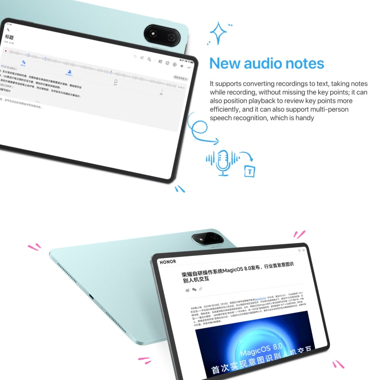 Honor Pad 9 Pro 12.1 inch WiFi, 12GB+256GB, MagicOS 8.0 Dimensity 8100 Octa Core, Not Support Google Play(Grey)