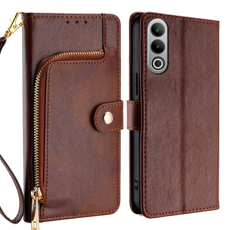 Zipper Bag Leather Phone Case, For OnePlus Nord CE 4 Lite 5G, For OnePlus Ace 3V 5G, For OnePlus Nord CE4
