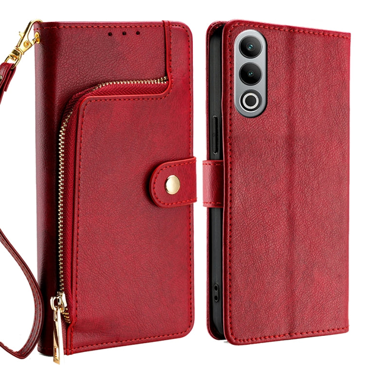 Zipper Bag Leather Phone Case, For OnePlus Nord CE 4 Lite 5G, For OnePlus Ace 3V 5G, For OnePlus Nord CE4