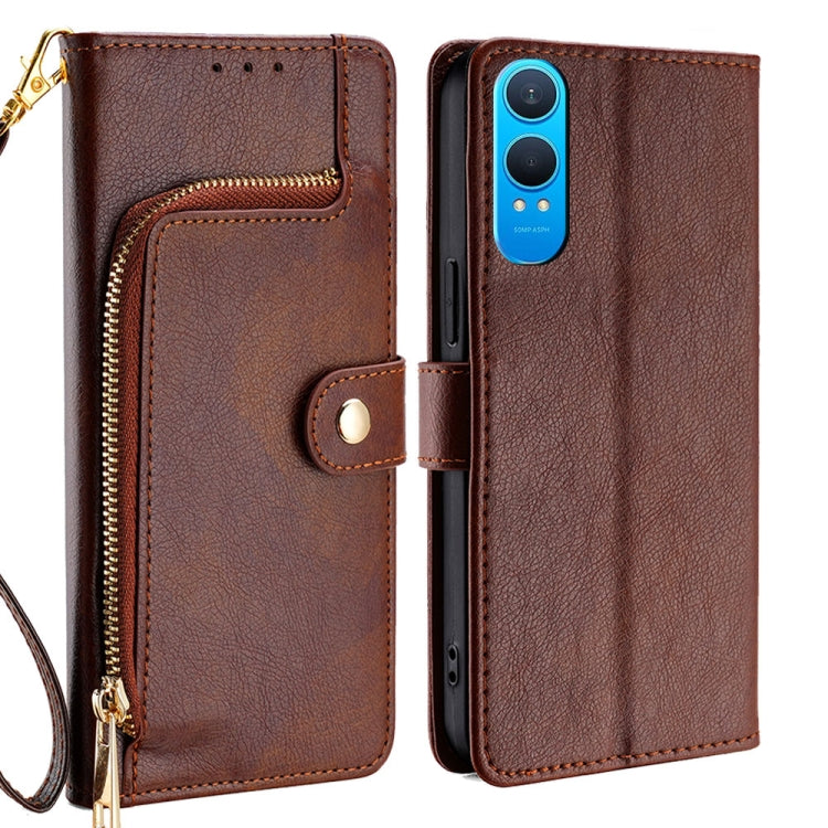 Zipper Bag Leather Phone Case, For OnePlus Nord CE 4 Lite 5G, For OnePlus Ace 3V 5G, For OnePlus Nord CE4