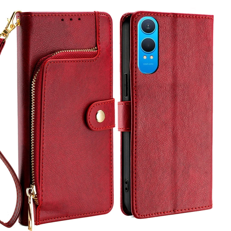 Zipper Bag Leather Phone Case, For OnePlus Nord CE 4 Lite 5G, For OnePlus Ace 3V 5G, For OnePlus Nord CE4