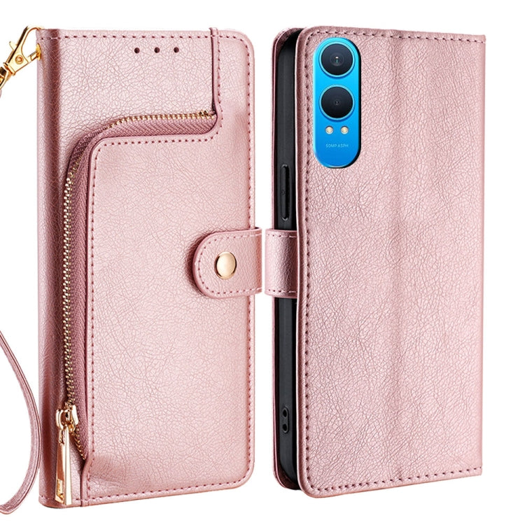 Zipper Bag Leather Phone Case, For OnePlus Nord CE 4 Lite 5G, For OnePlus Ace 3V 5G, For OnePlus Nord CE4