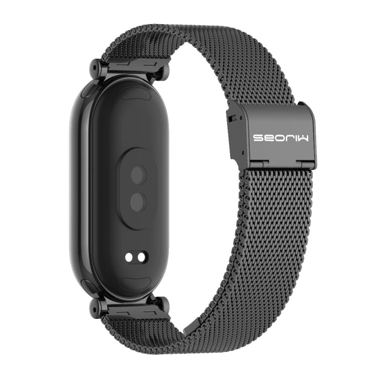 For Xiaomi Smart Band 10 / 9 / 8 Mijobs GT4 Milan Buckle Metal Watch Band(Black)
