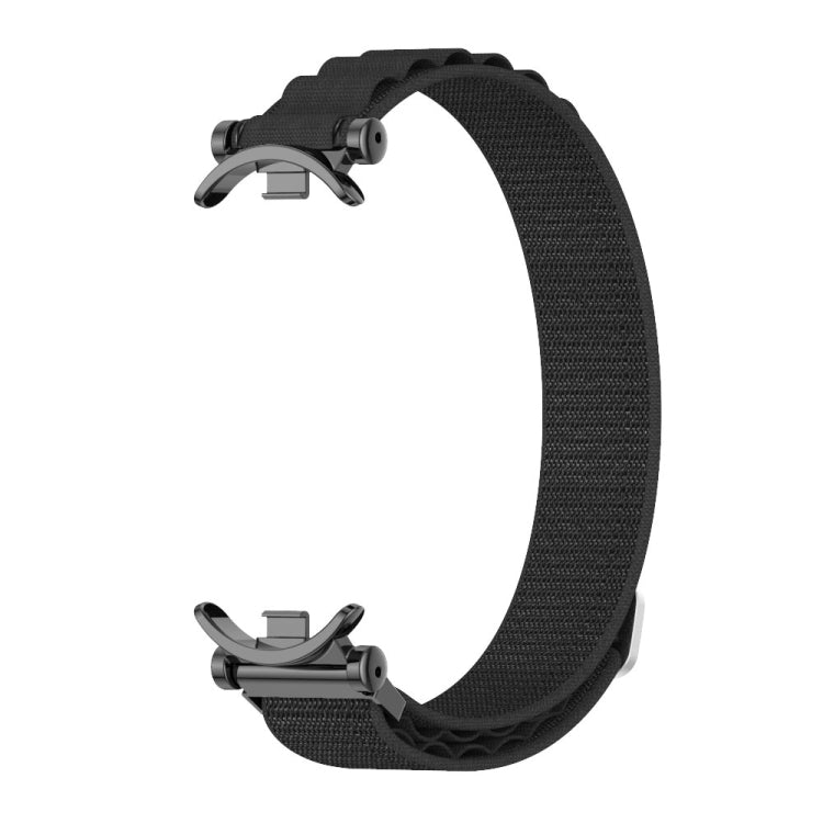 For Xiaomi Smart Band 10 / 9 / 8 Mijobs GT4 Nylon Breathable Watch Band(Black)