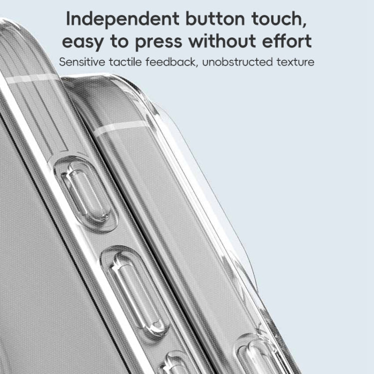 For iPhone 16 Pro ZGA Clear TPU Shockproof Phone Case(Transparent)