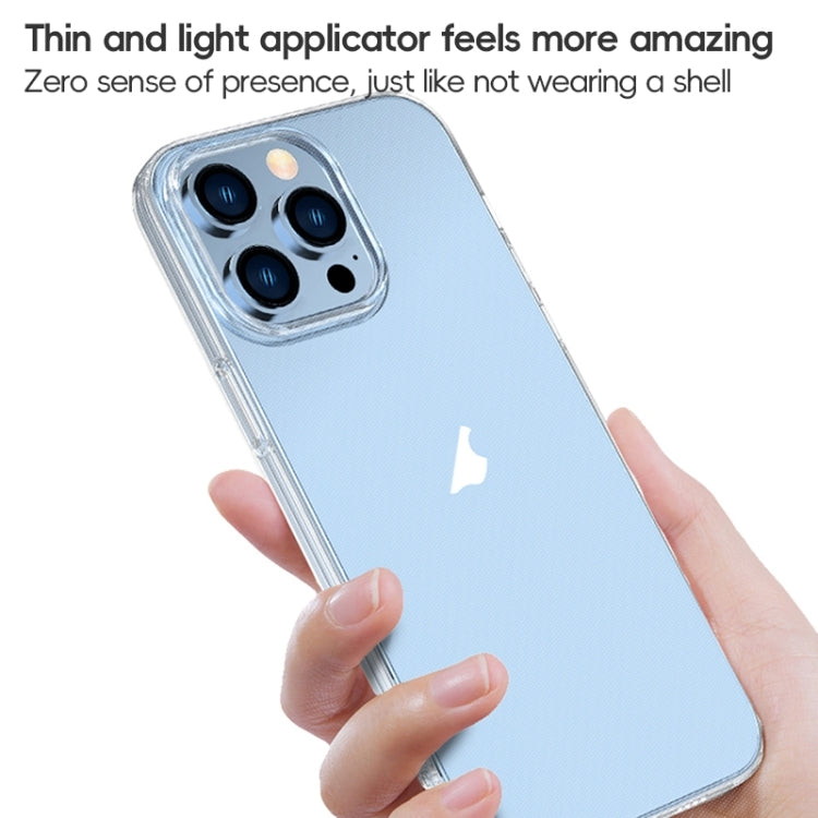 For iPhone 15 Pro ZGA Clear TPU Shockproof Phone Case(Transparent)