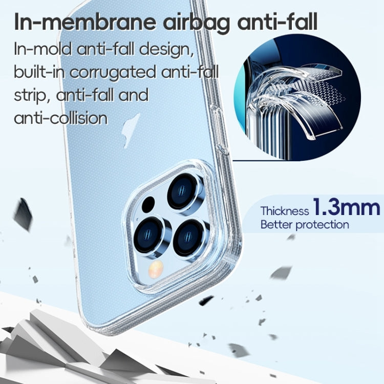 For iPhone 15 Plus ZGA Clear TPU Shockproof Phone Case(Transparent)