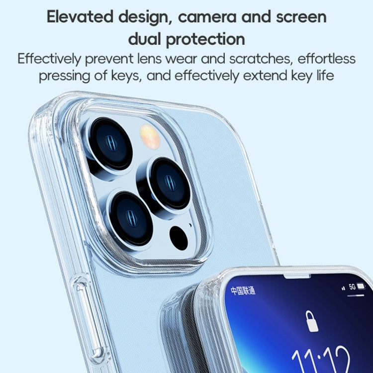 For iPhone 15 Pro ZGA Clear TPU Shockproof Phone Case(Transparent)