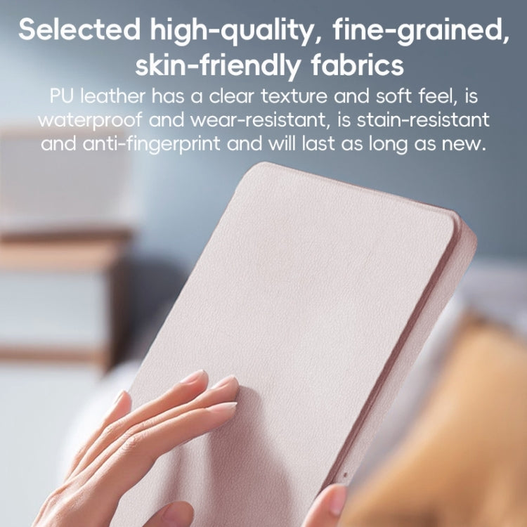 For iPad 10.2 2021/2020/2019 ZGA Tri-Fold 360 Rotation Smart Leather Tablet Case(Blue)