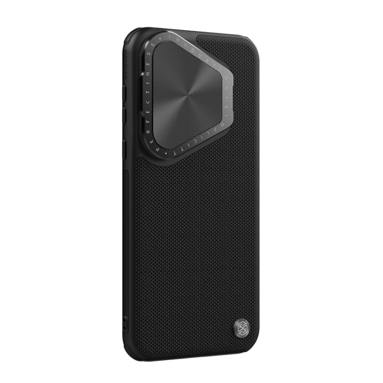 For Huawei Pura 70 Pro/70 Pro+ NILLKIN Textured Prop Magnetic Lens Protection Holder Nylon Phone Case(Black)