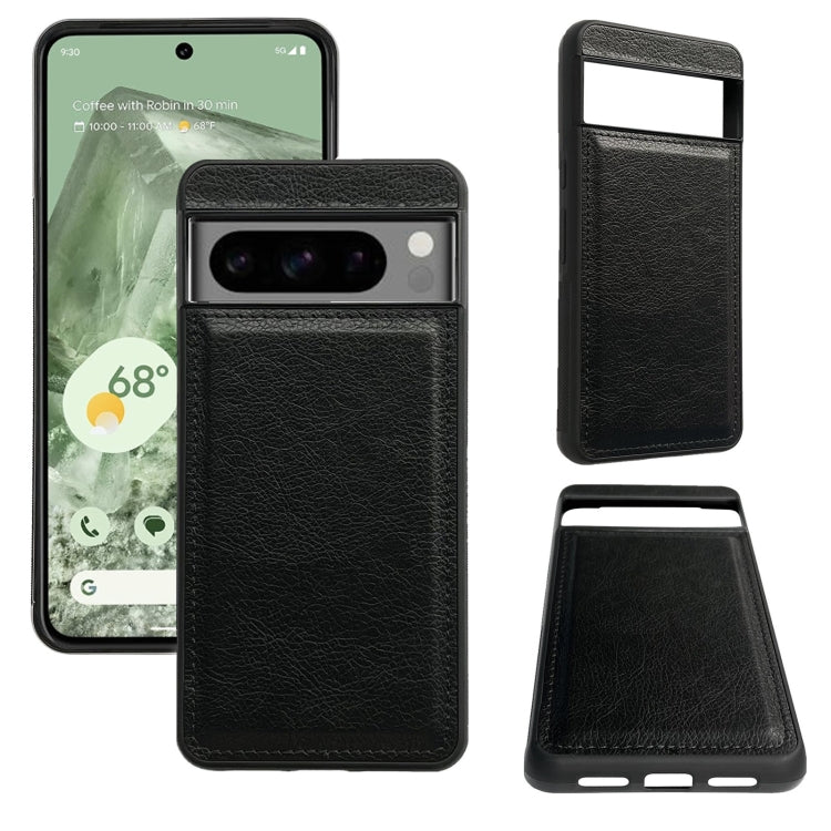 For Google Pixel 9 Pro Multifunctional 7-Card Wallet Leather Phone Case(Black)